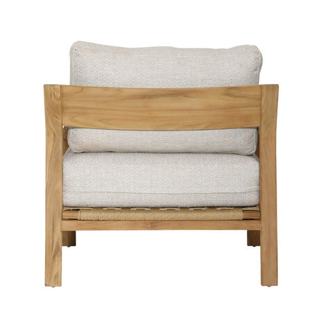 Lexy Taupe/Natural Outdoor Chair - Ornate Home