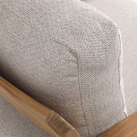 Lexy Taupe/Natural Outdoor Chair - Ornate Home