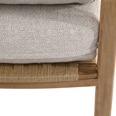 Lexy Taupe/Natural Outdoor Chair - Ornate Home