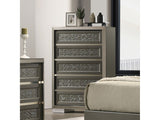Leyland Dark Gray Chest - Ornate Home