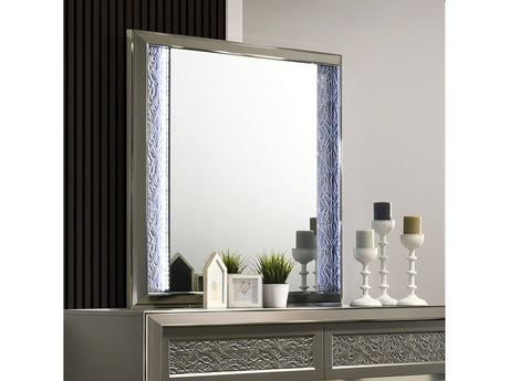 Leyland Dark Gray Mirror - Ornate Home