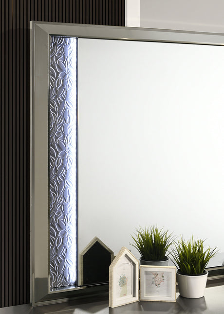 Leyland Dark Gray Mirror - Ornate Home