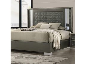 Leyland Dark Gray Queen Bed - Ornate Home