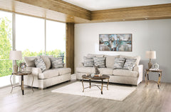 Leytonstone Cream Loveseat - Ornate Home