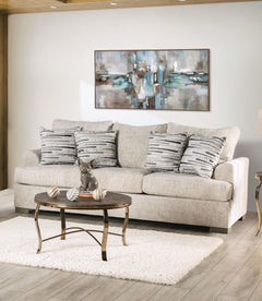 Leytonstone Cream Sofa & Loveseat - Ornate Home