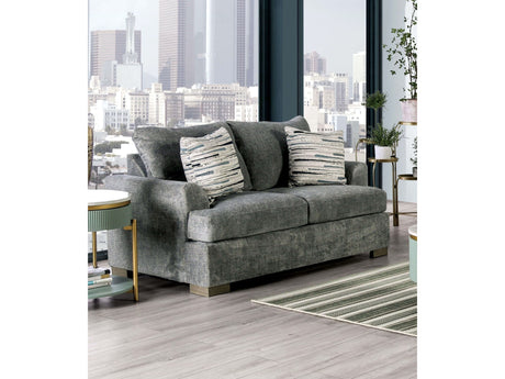 Leytonstone Gray Loveseat - Ornate Home