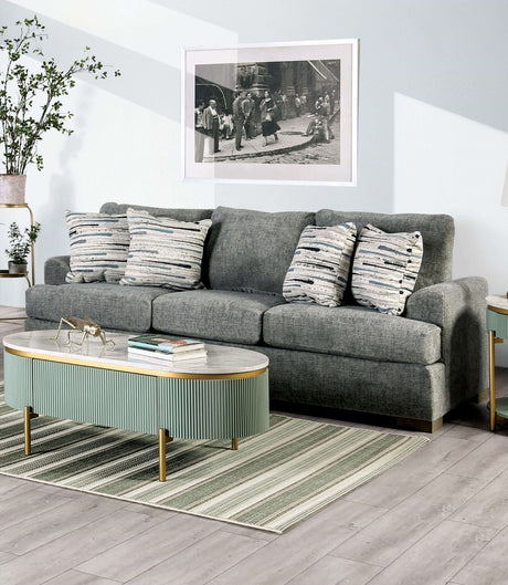 Leytonstone Gray Sofa & Loveseat - Ornate Home