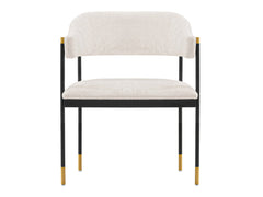 Lia Dining Armchair in Cream - Ornate Home