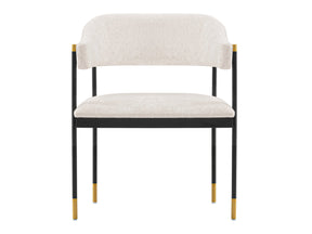 Lia Dining Armchair in Cream - Ornate Home