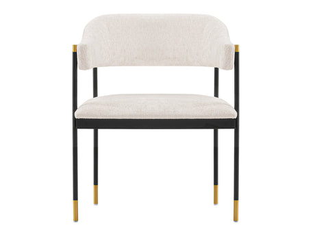 Lia Dining Armchair in Cream - Ornate Home