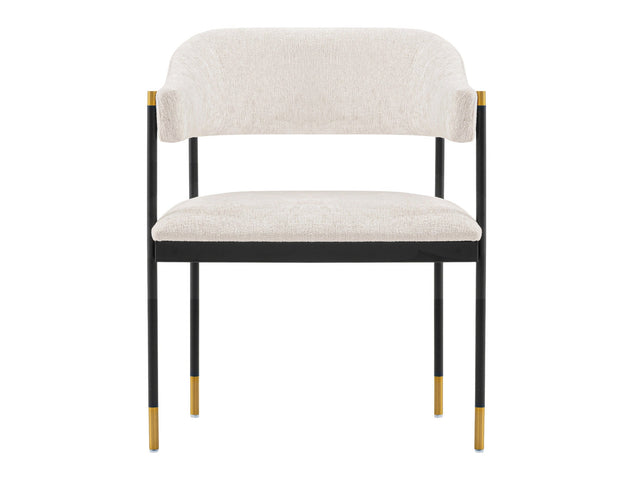 Lia Dining Armchair in Cream - Ornate Home