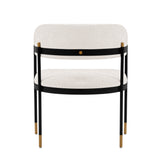Lia Dining Armchair in Cream - Ornate Home