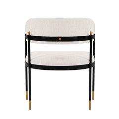 Lia Dining Armchair in Cream (Set of 2) - Ornate Home