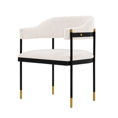 Lia Dining Armchair in Cream (Set of 2) - Ornate Home