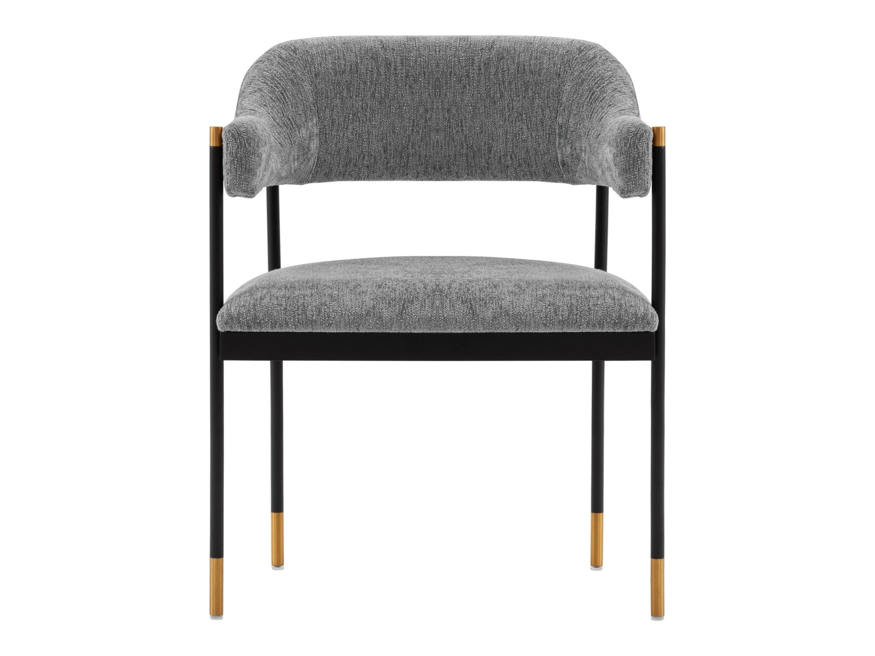 Lia Dining Armchair in Grey - Ornate Home