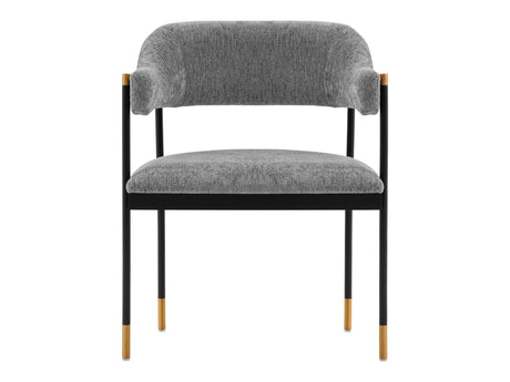 Lia Dining Armchair in Grey - Ornate Home