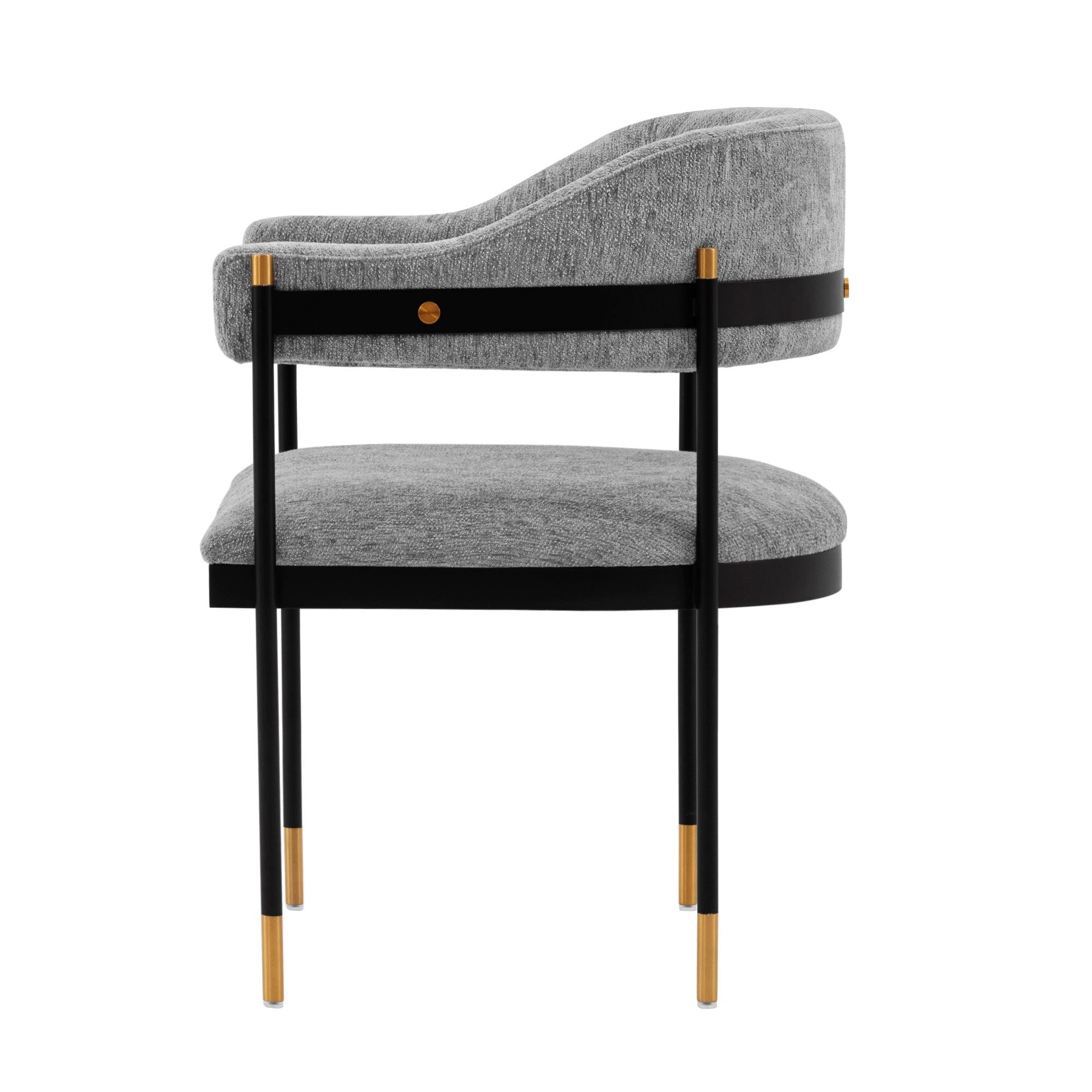 Manhattan Comfort Modern Lia Chenille Dining Armchair