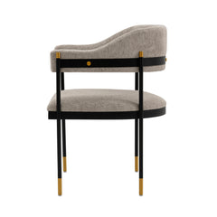 Lia Dining Armchair in Stone - Ornate Home