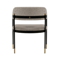 Lia Dining Armchair in Stone (set of 2) - Ornate Home