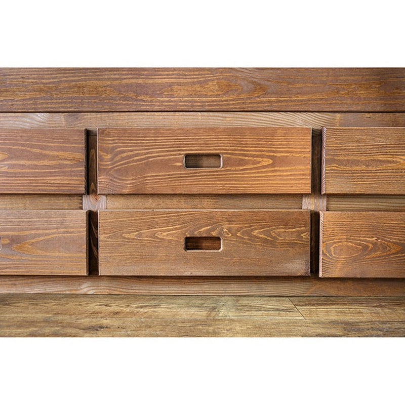 Lia Mahogany Twin Captain Bed - Ornate Home