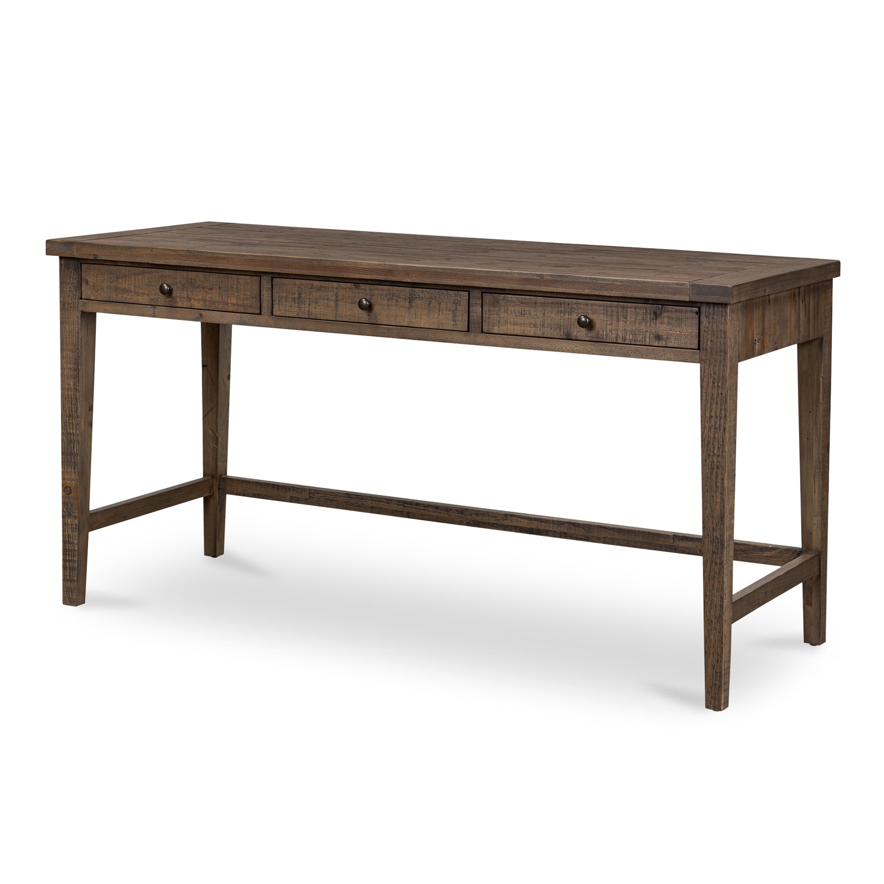 Liam Aged Brown Desk - Ornate Home