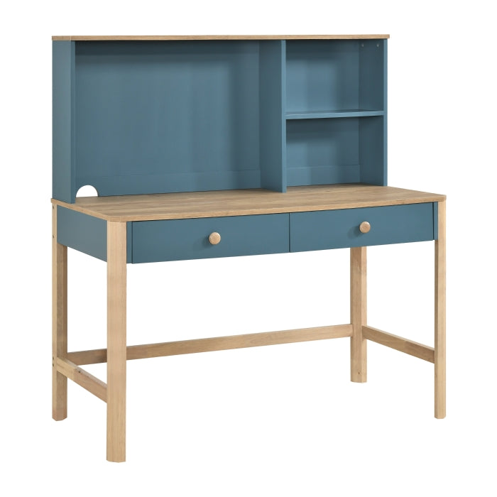 Liam Blue Hutch For Writing Desk - Ornate Home