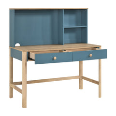 Liam Blue Hutch For Writing Desk - Ornate Home