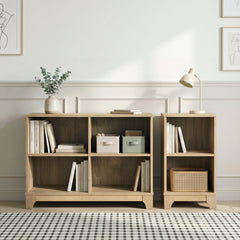 Liam Brown 2 Shelves Bookcase - Ornate Home