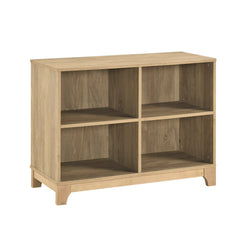 Liam Brown 4 Shelves Bookcase - Ornate Home