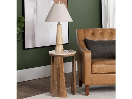 Liam Brown/Beige Accent Table - Ornate Home