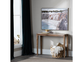 Liam Brown/Cream Console Table - Ornate Home