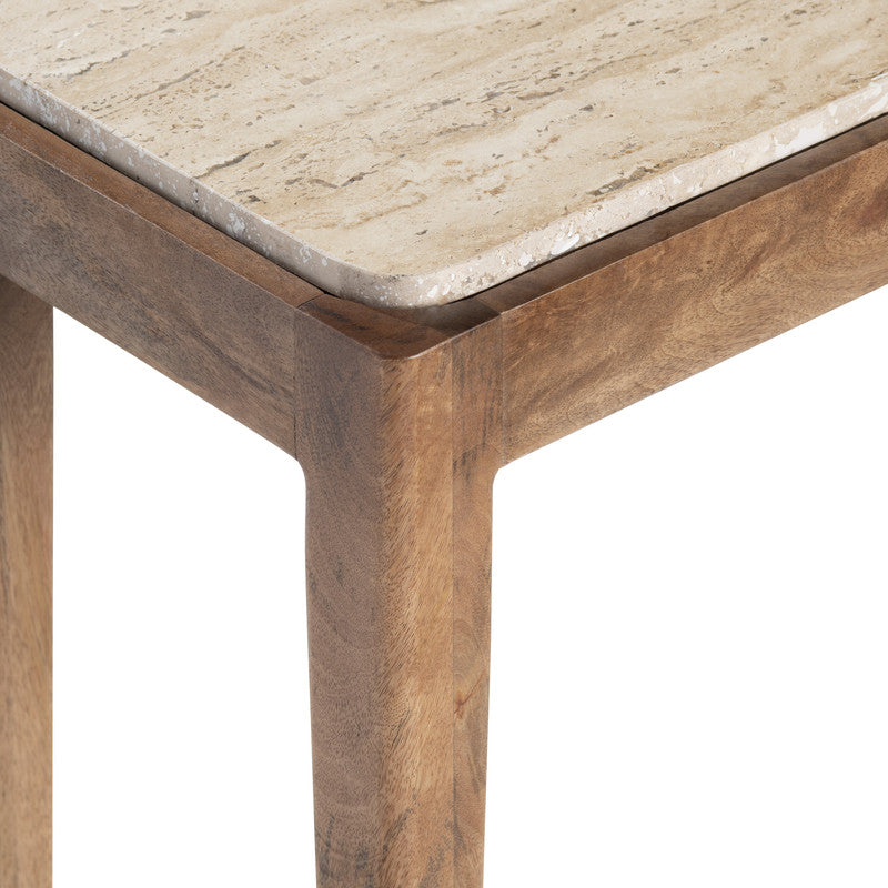 Liam Brown/Cream Console Table - Ornate Home