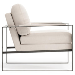 Liam Charcoal Chair - Ornate Home