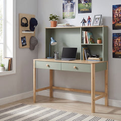 Liam Green Hutch For Writing Desk - Ornate Home