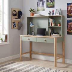 Liam Green Hutch For Writing Desk - Ornate Home