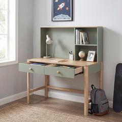 Liam Green Hutch For Writing Desk - Ornate Home