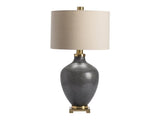 Liam Grey/Gold Table Lamp - Ornate Home