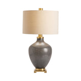Liam Grey/Gold Table Lamp - Ornate Home
