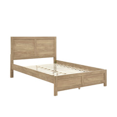 Liam Natural Full Platform Bed - Ornate Home