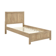 Liam Natural Twin Platform Bed - Ornate Home