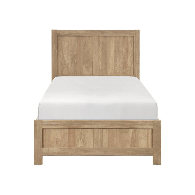 Liam Natural Twin Platform Bed - Ornate Home