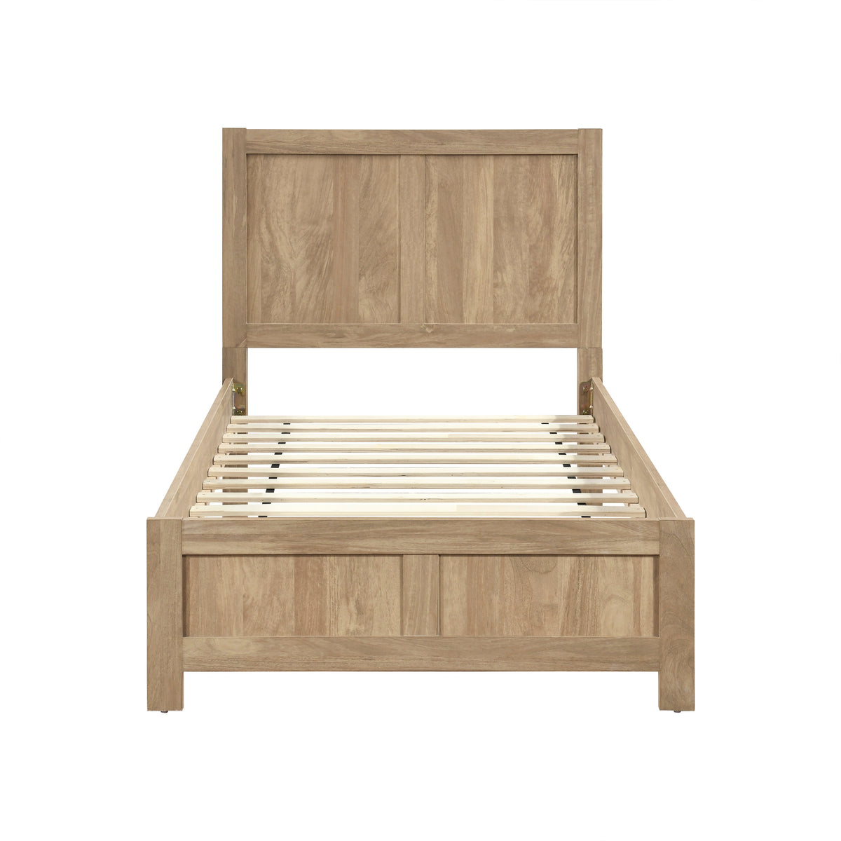 Liam Natural Twin Platform Bed - Ornate Home