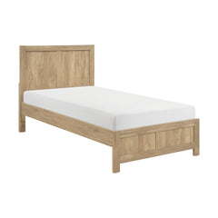 Liam Natural Twin Platform Bed - Ornate Home