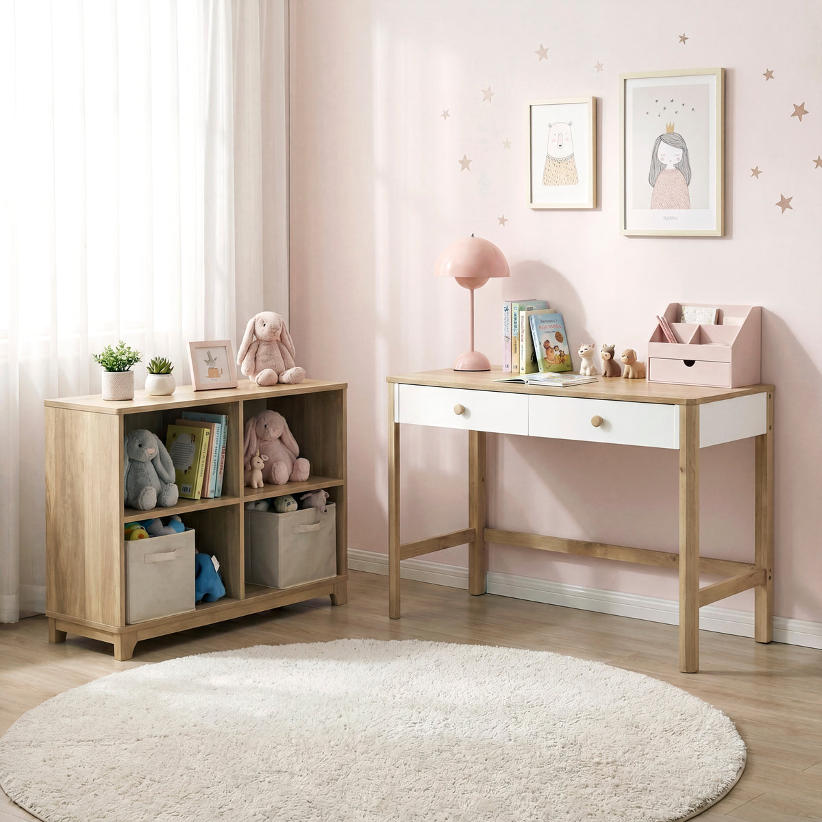 Liam White Writing Desk - Ornate Home
