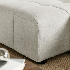 Liana Linen Left-Facing Upholstered Fabric Modular Sofa with Chaise - Ornate Home