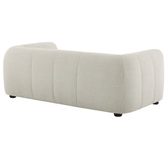 Liana Linen Upholstered Fabric Loveseat - Ornate Home