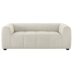 Liana Linen Upholstered Fabric Loveseat - Ornate Home