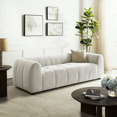 Liana Linen Upholstered Fabric Sofa - Ornate Home