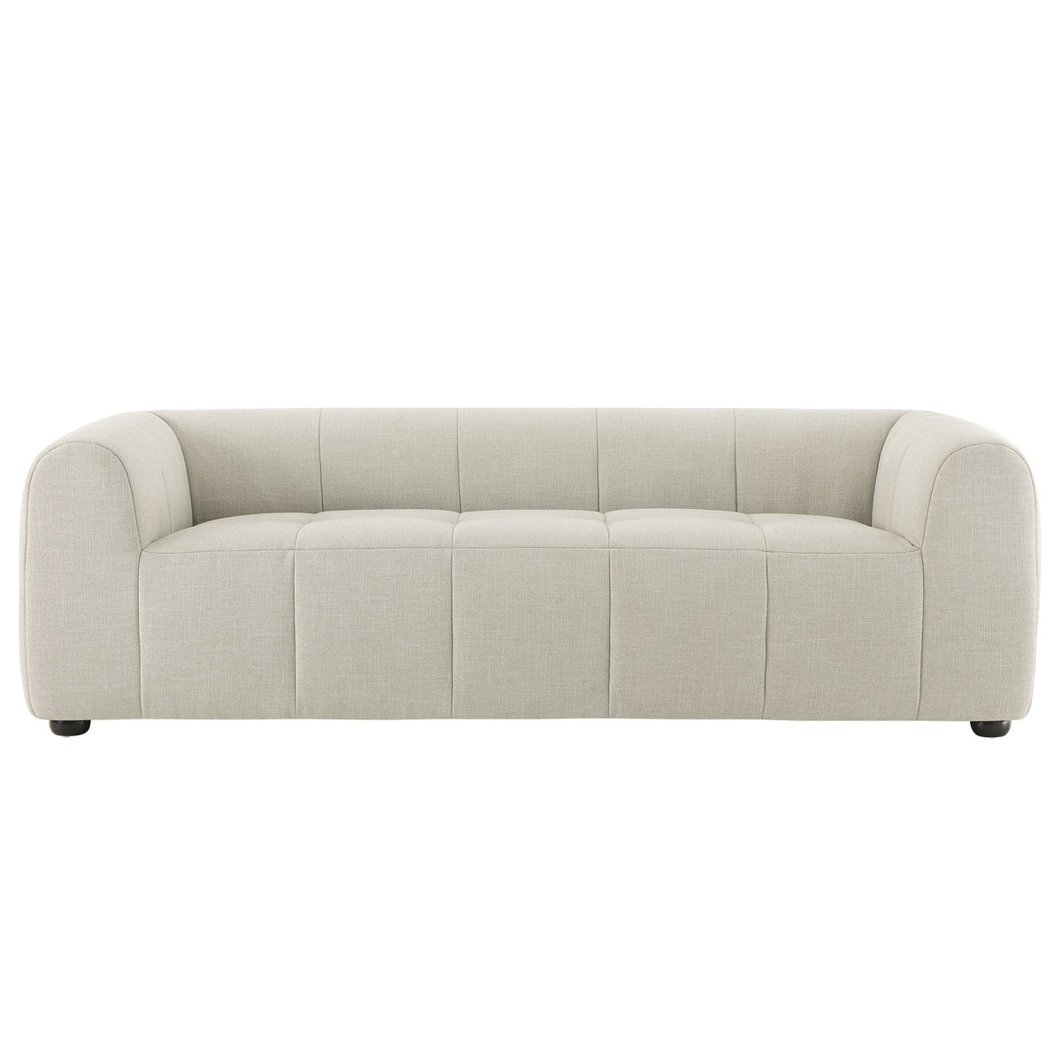 Liana Linen Upholstered Fabric Sofa - Ornate Home
