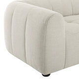 Liana Linen Upholstered Fabric Sofa - Ornate Home